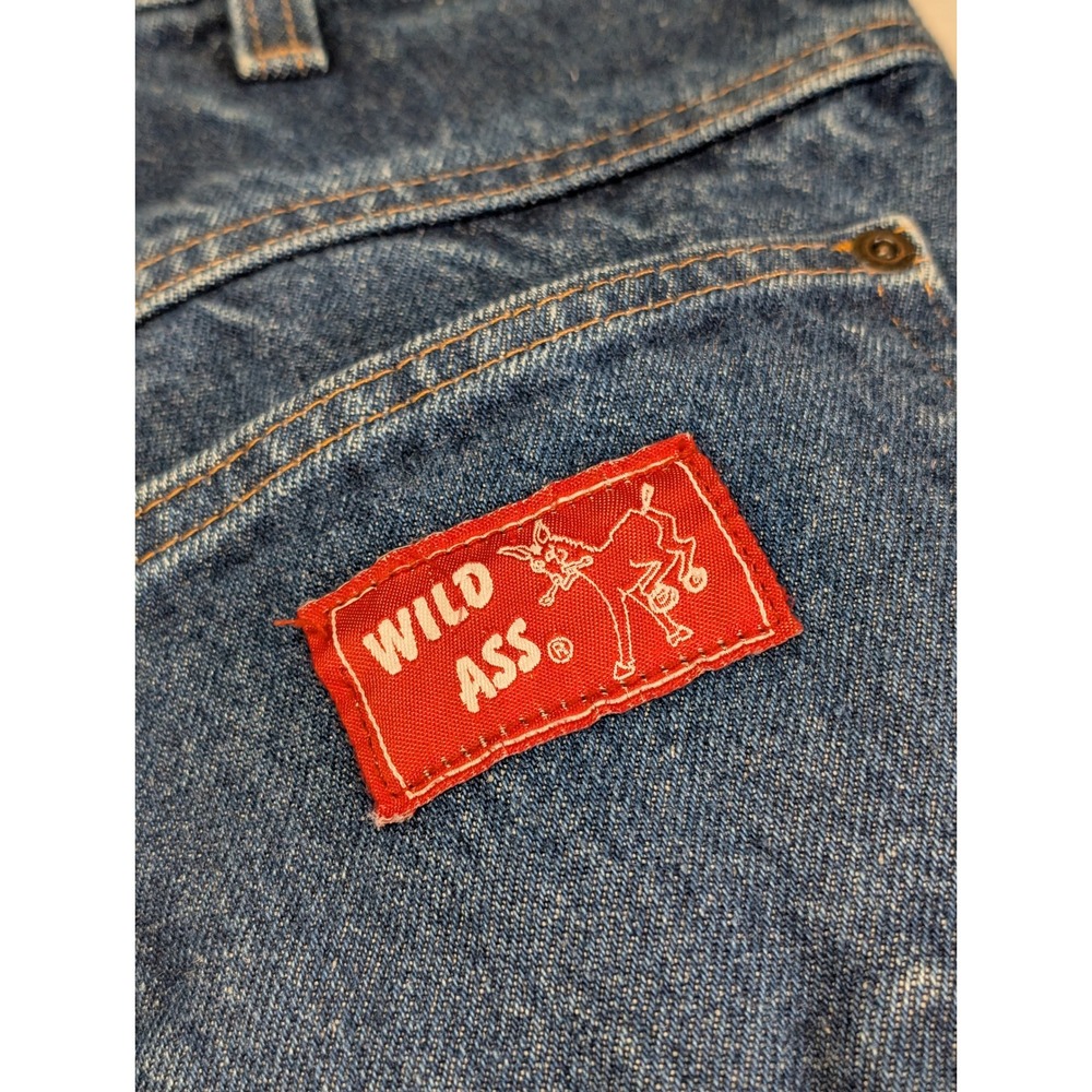 Wild Ass Double Knee Work Jeans USA Made Men's 32x32 Logger Distressed Denim - Picture 4 of 16